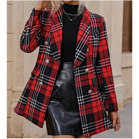 Jackets & Blazers - Plaid coat collection